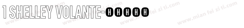 1 Shelley Volante字体转换